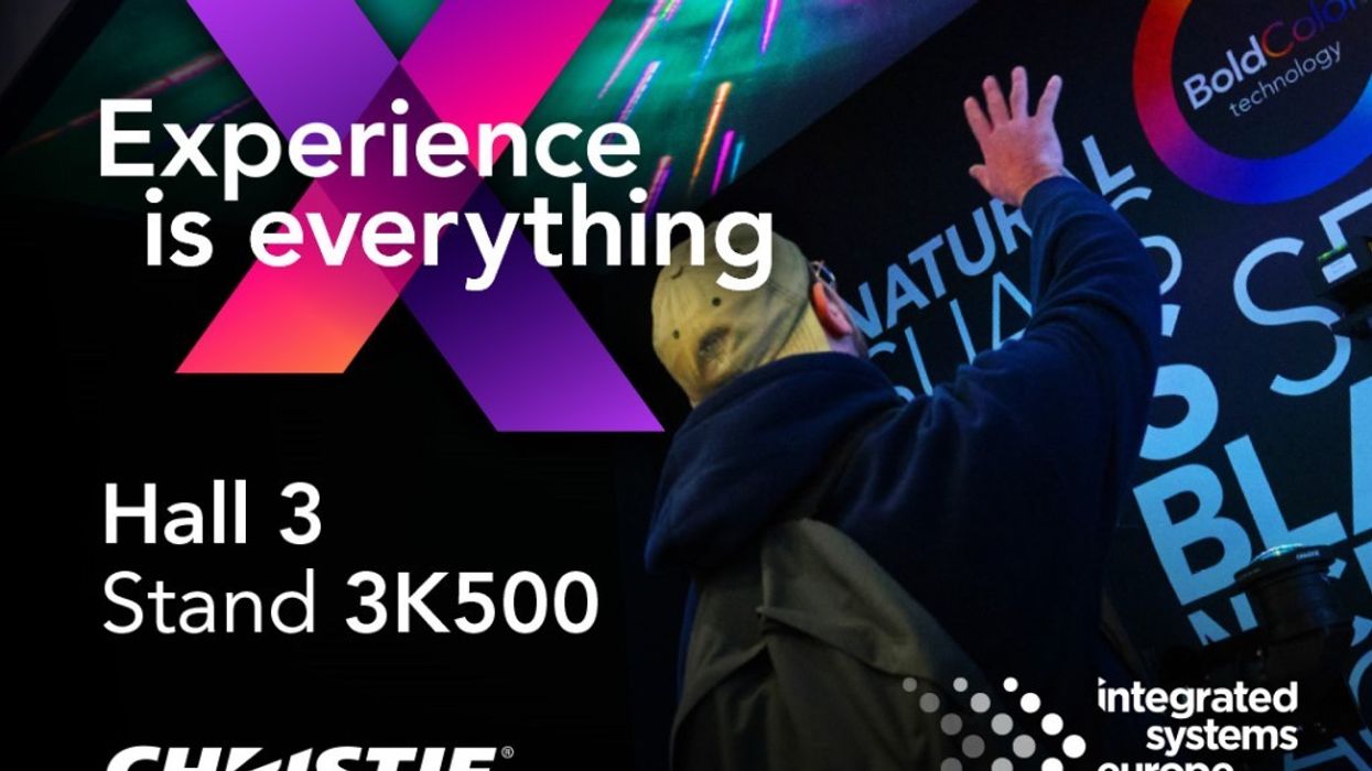 Christie to show smart tech at ISE 2024 crop