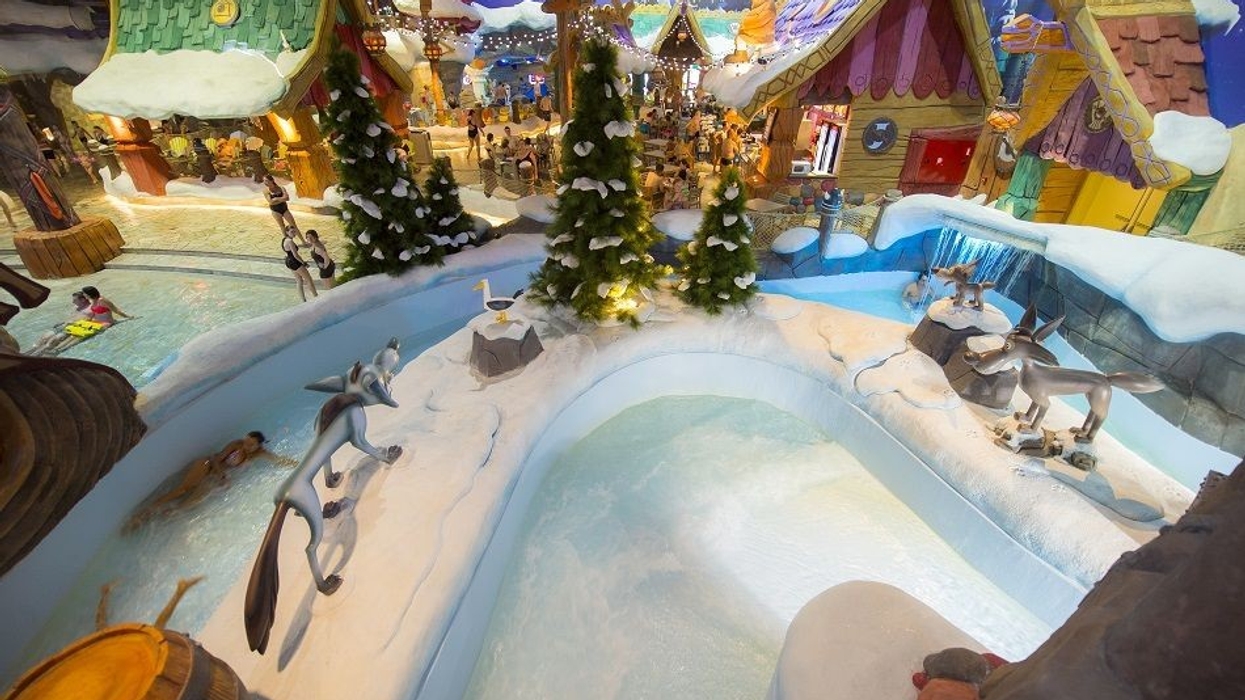 Christmas decorations at Plopsaqua De Panne. Plopsaland De Panne, Plopsa Indoor Hasselt