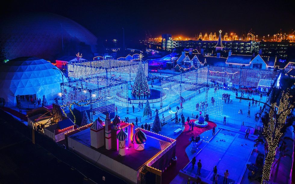 Christmas Drone Shot – CHILL Experiential Marketing Epic Entertainment