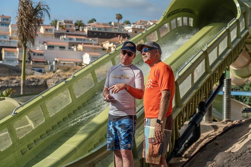 Christoph Kiessling and Rick Hunter at Siam Park