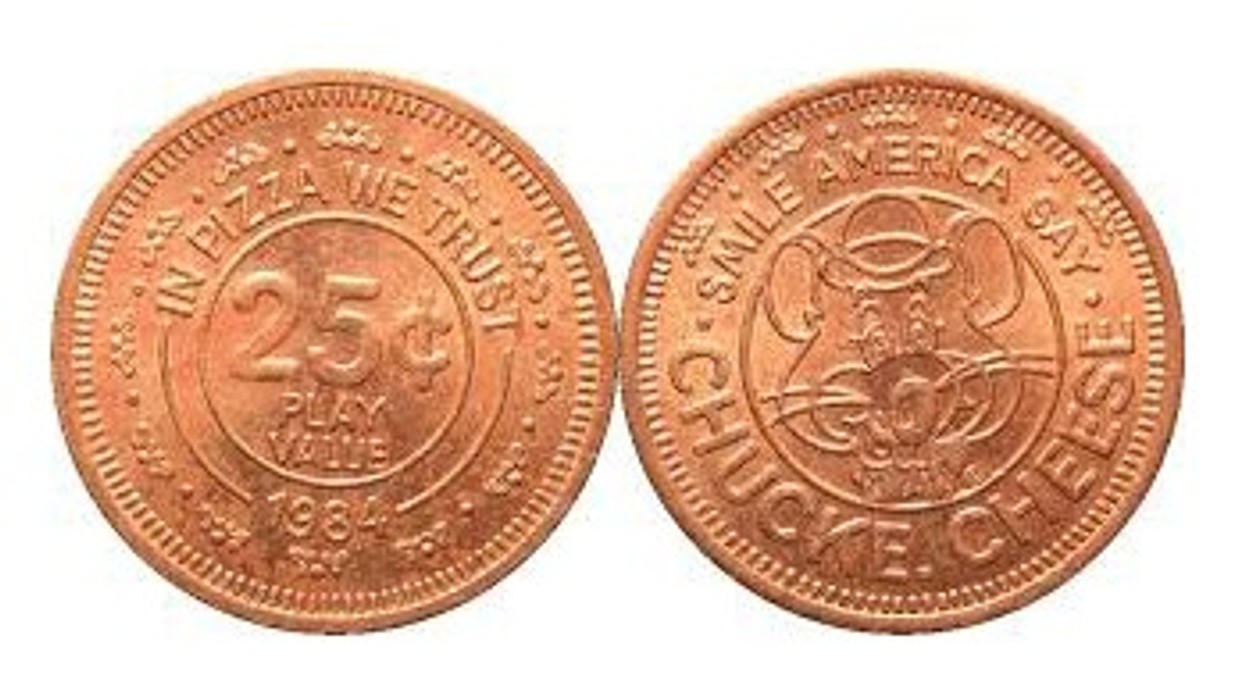 chuck e cheese tokens