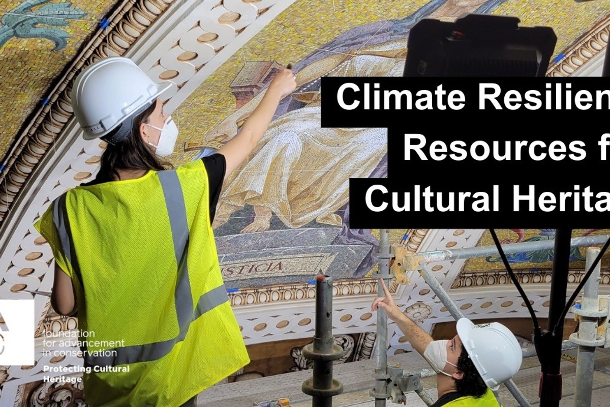 Climate Resilience Resources for Cultural Heritage