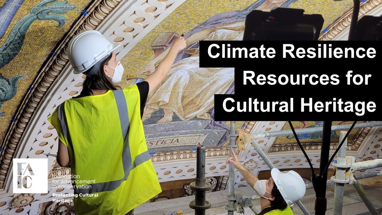 Climate Resilience Resources for Cultural Heritage