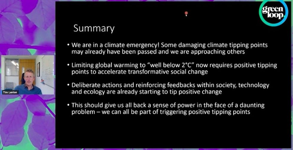 Climate tipping points greenloop 2023