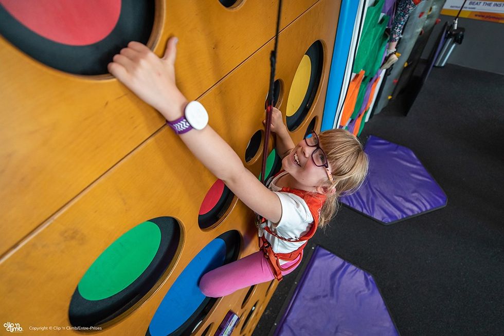 climbing wall clip 'n climb