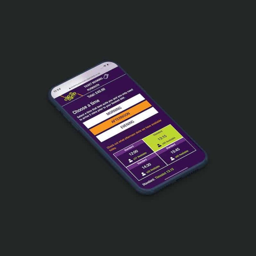 Clip n Climb Booking system phone