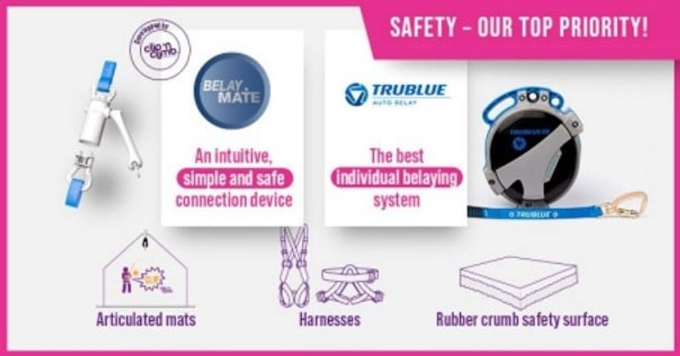 clip 'n climb Safety Belay Mate Trublue