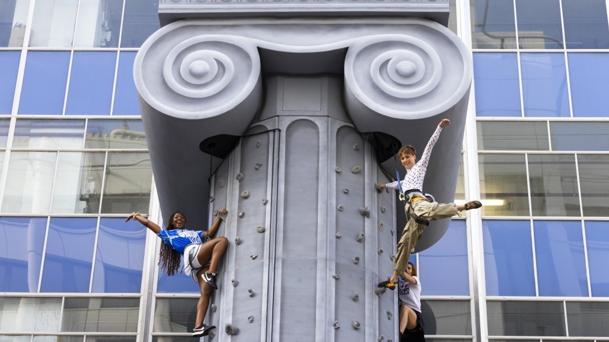 Clip n Climb The Climbing Column at Selfridges London - David Parry Photography