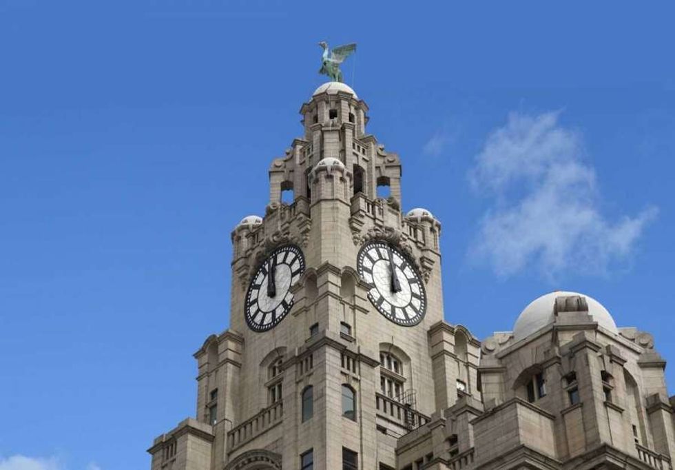 clock tower liver building liverpool