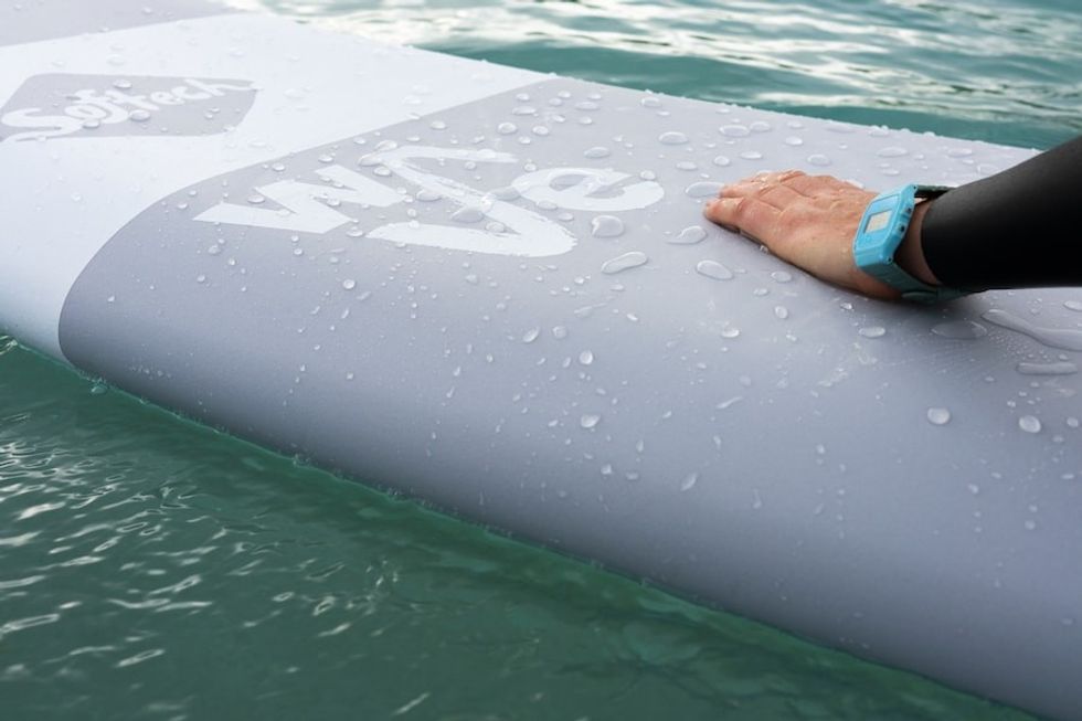 close up of a surf board at The Wave Bristol