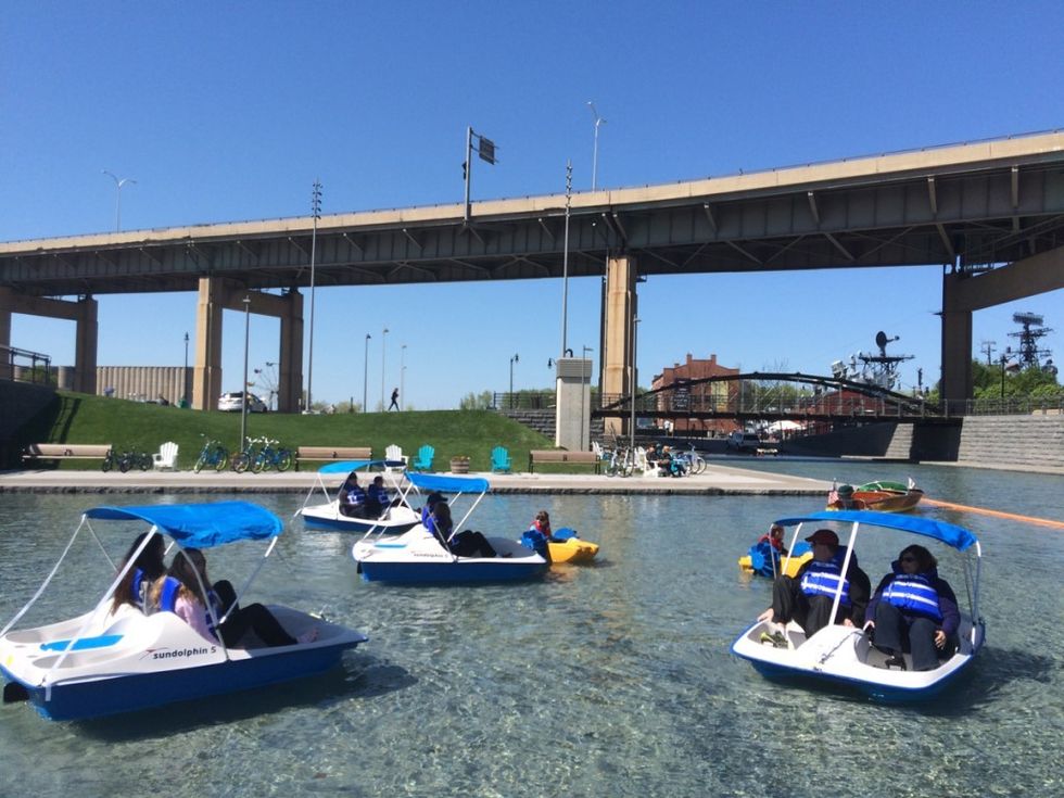 Cloward H2O design approaches for very large lagoons pedal boats
