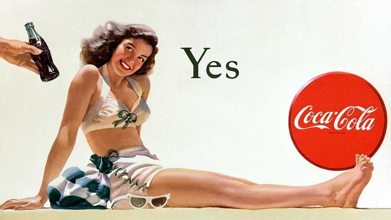 cocal cola yes girl 1946 by haddon sundblom