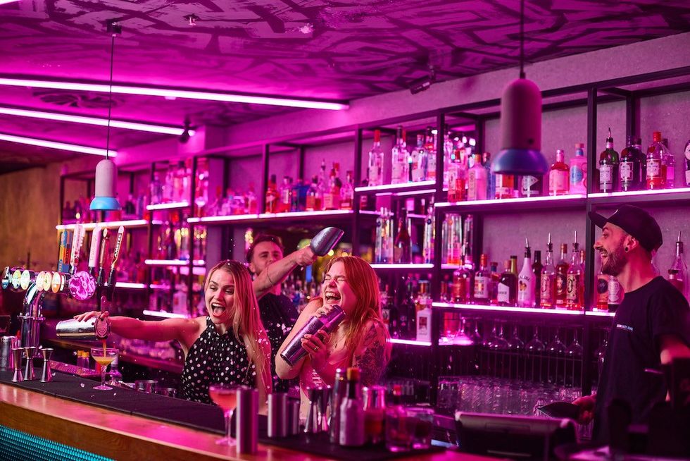 Cocktails at Boom Battle Bar
