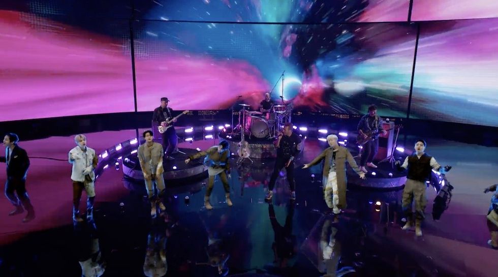 Coldplay & BTS, The Voice Live