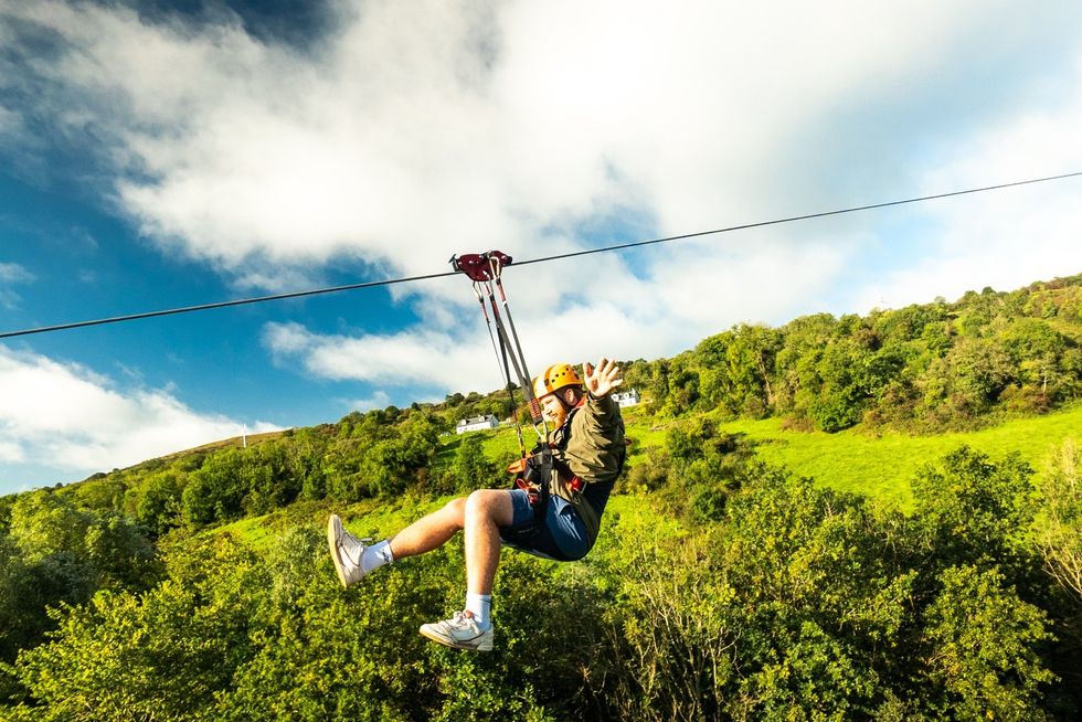colin glen river rapid zipline