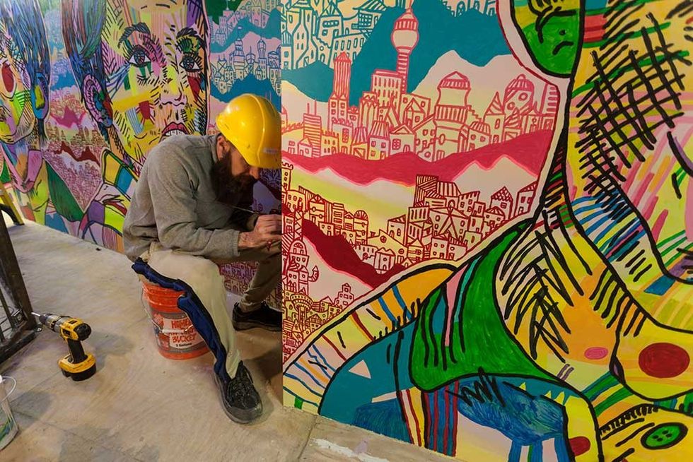 Colour Doodles Meow Wolf