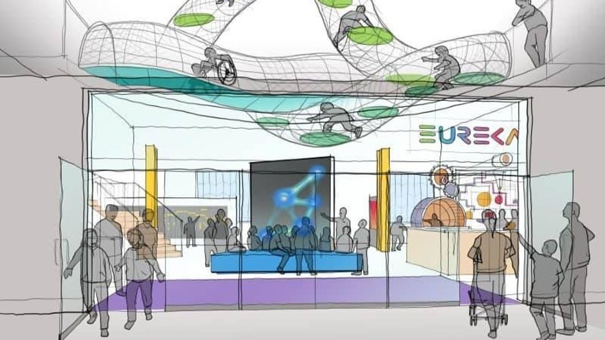 Concept art for Eureka! Mersey entrance