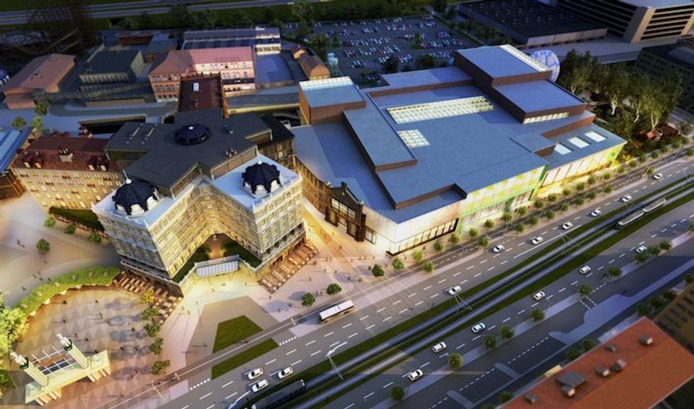 Concept art for the new hotel at Liseberg