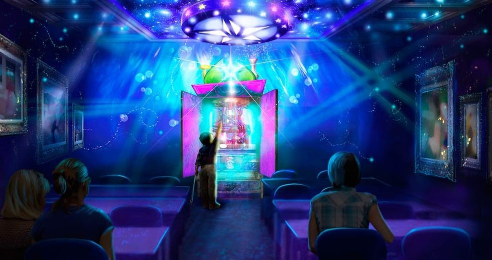 Concept art for the “Wishing Room” at Make a Wish Northeast New York