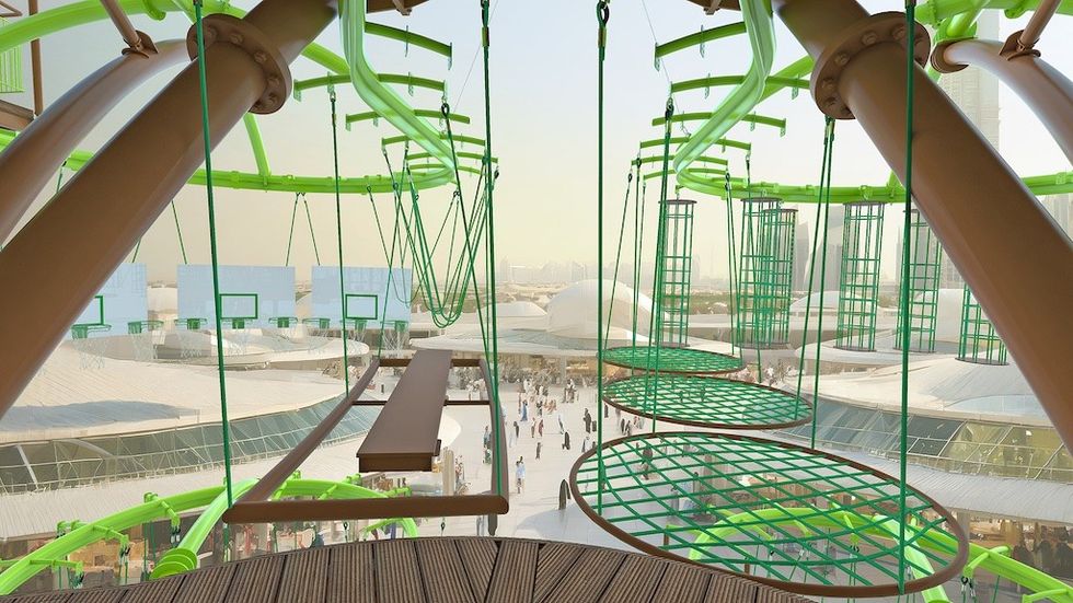 concept art Walltopia Tree-Course