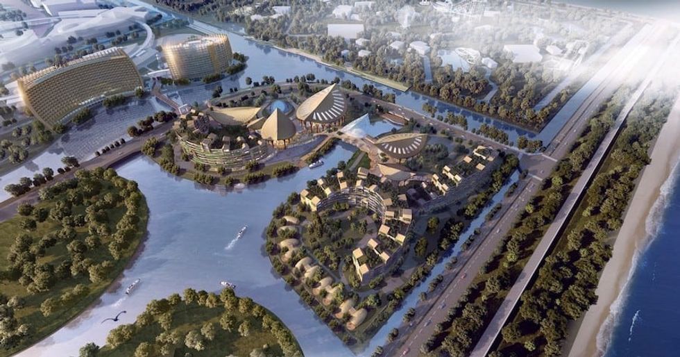 Concept for Hayian China Michel Linet Frion