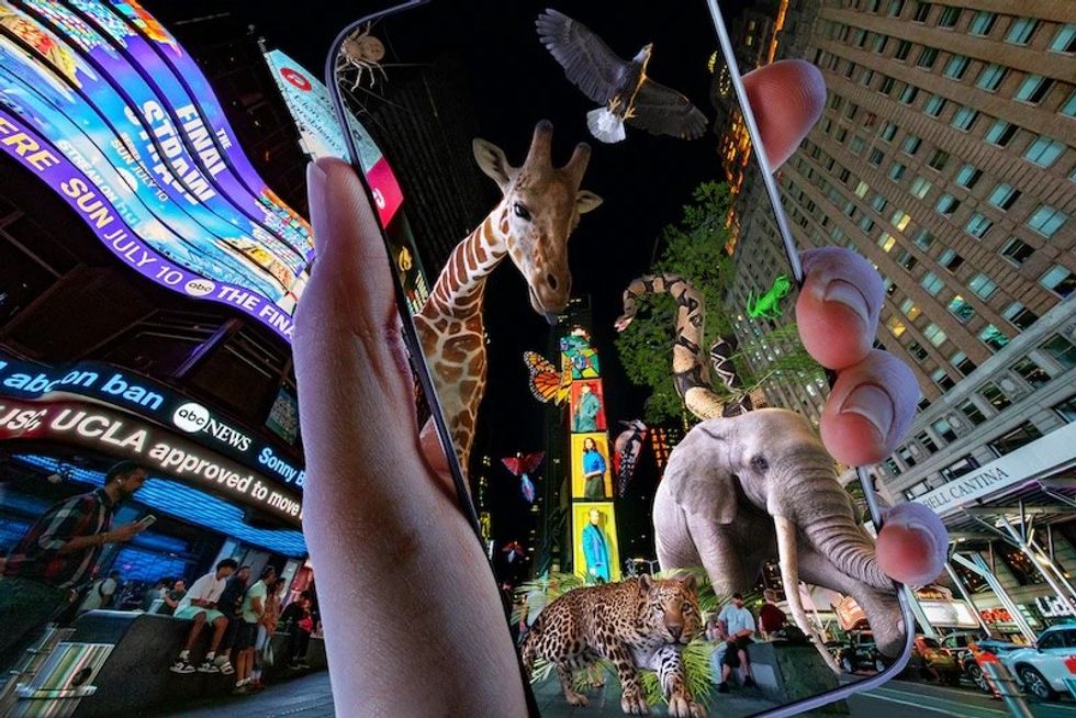 Concrete Jungle AR TimesSquare poster