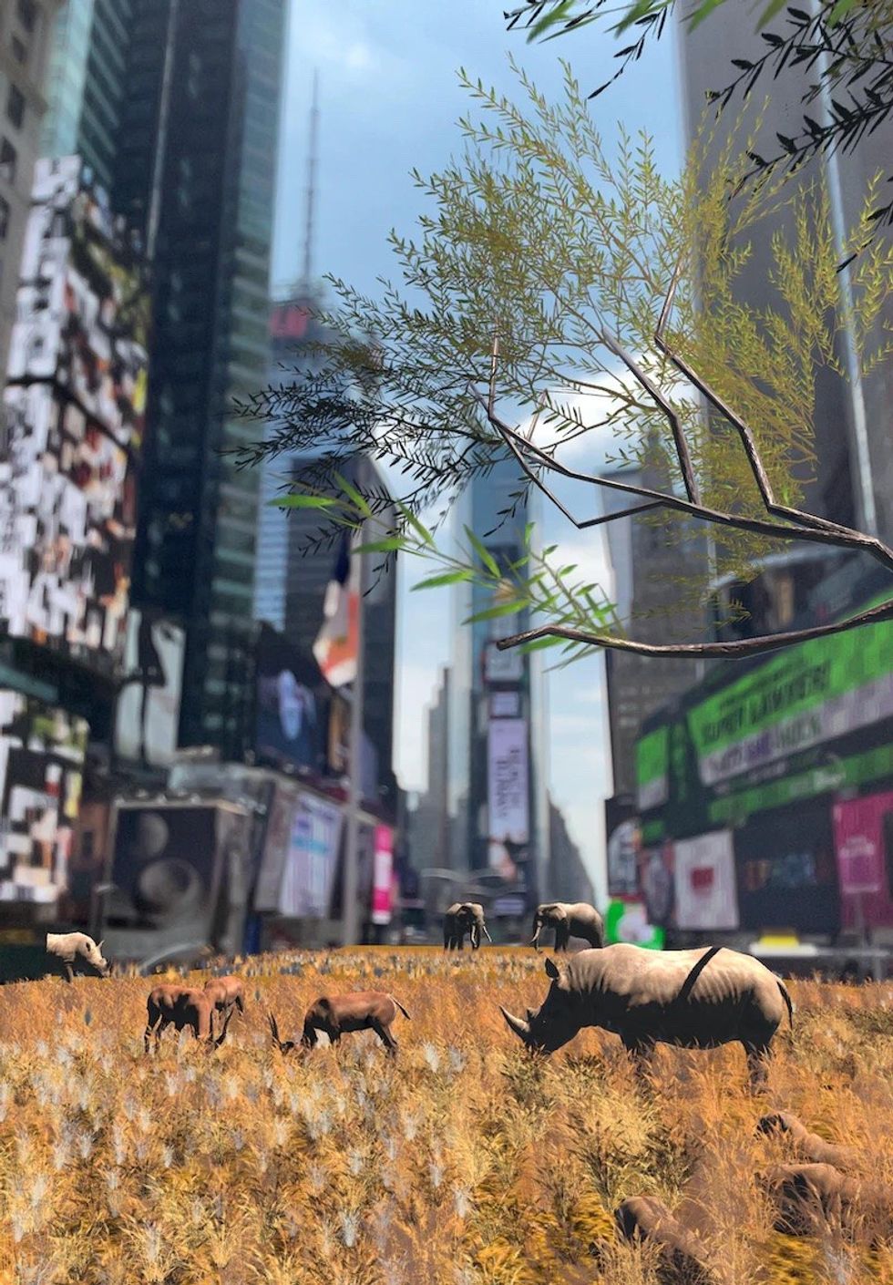 Concrete Jungle AR TimesSquare safari