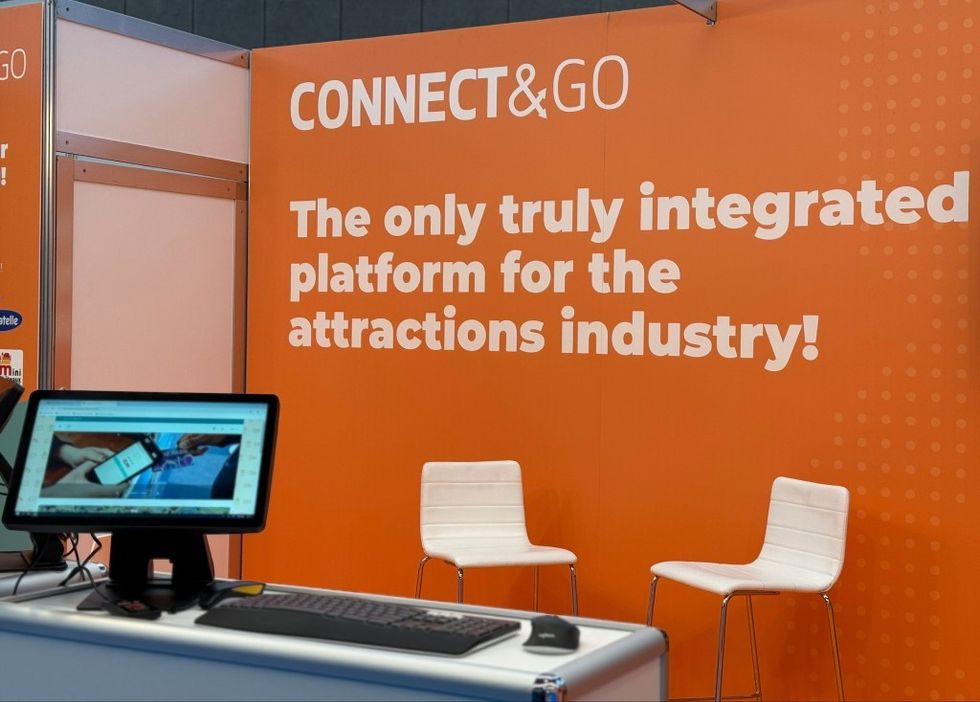 Connect&GO IAAPA Expo Europe booth interior