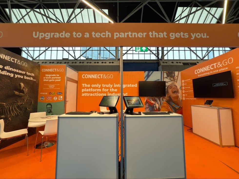 Connect&GO IAAPA Expo Europe booth