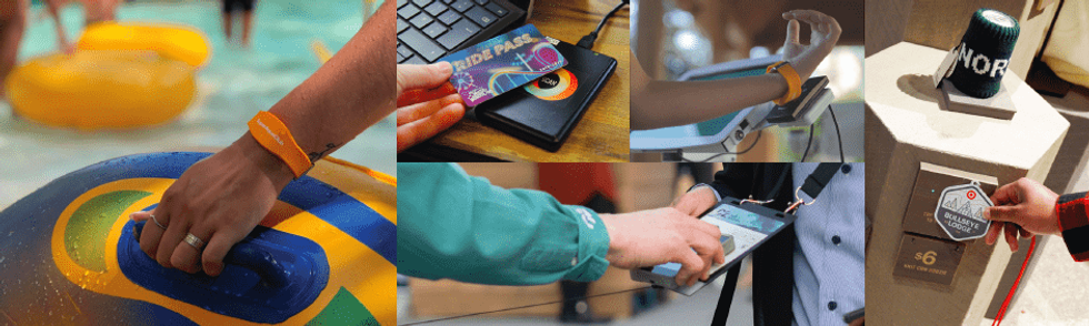 Connect&Go product Konnect in use at amusement parks