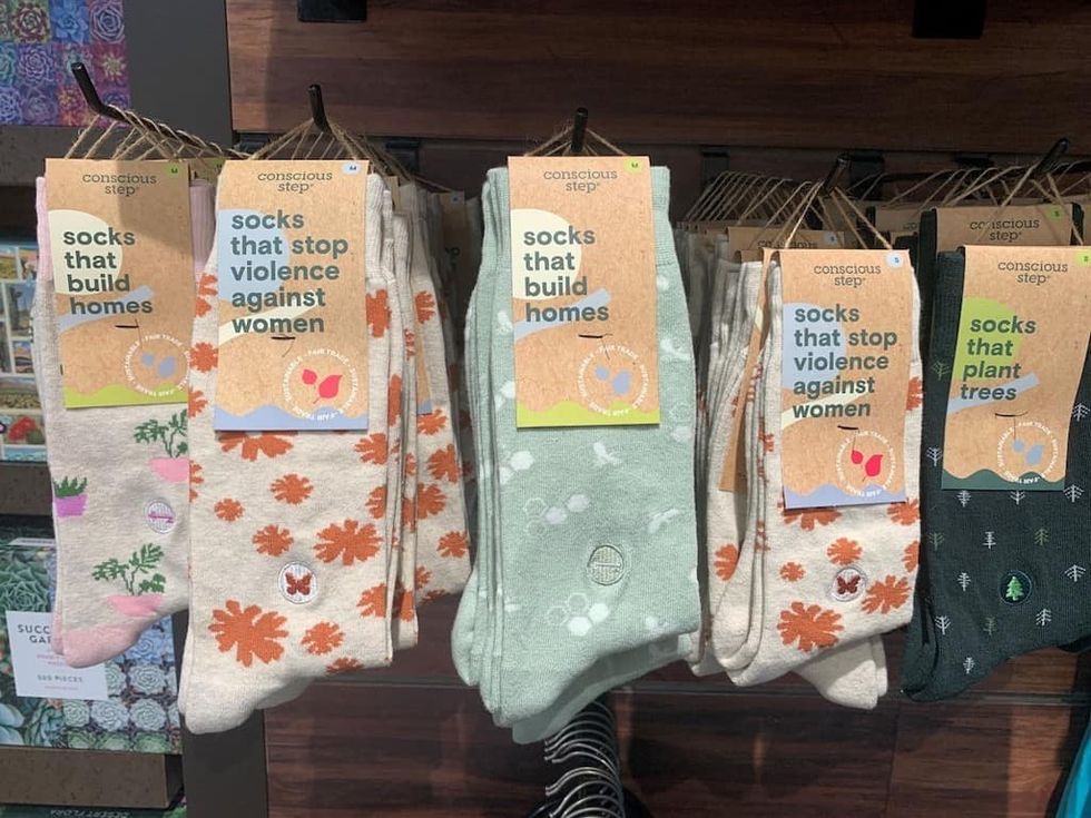 Conscious Step socks community products gift shop