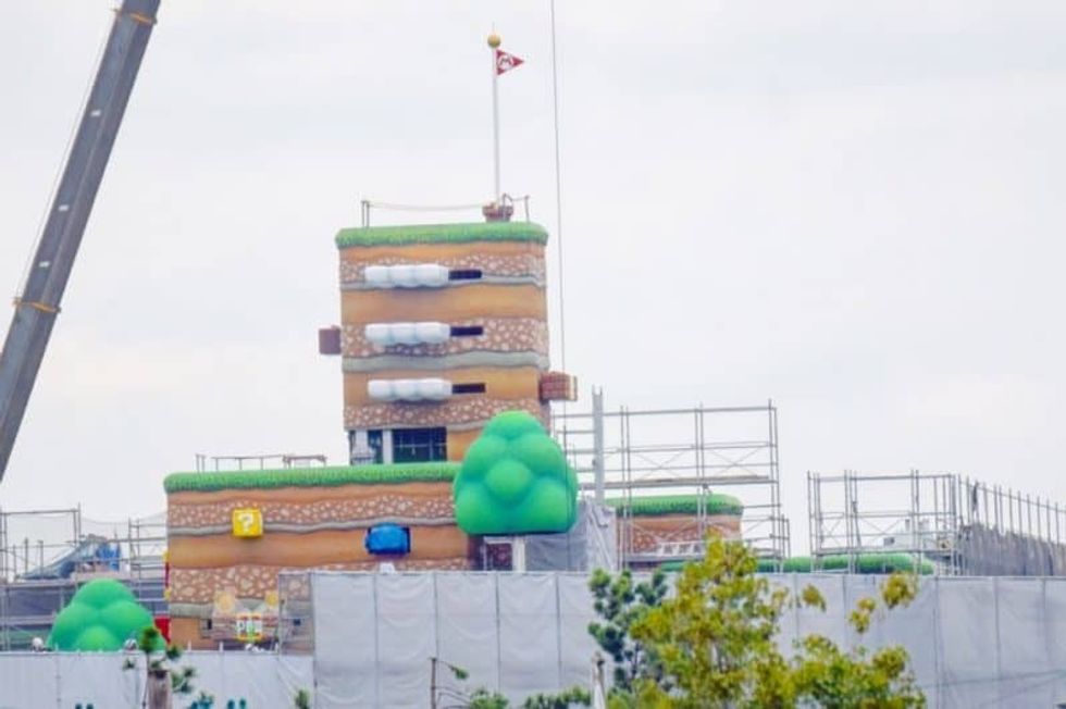 Construction underway at Super Nintendo World, Japan