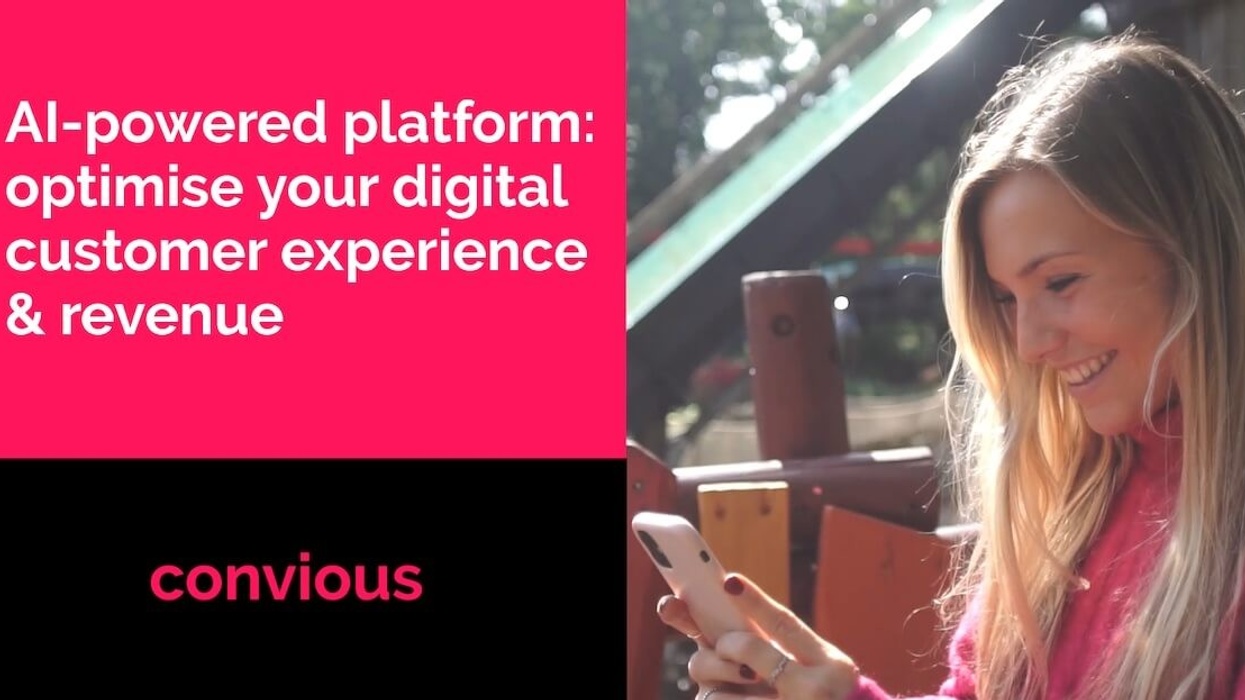 convious text reads ai powered platform optimise your digital customer experience and revenue