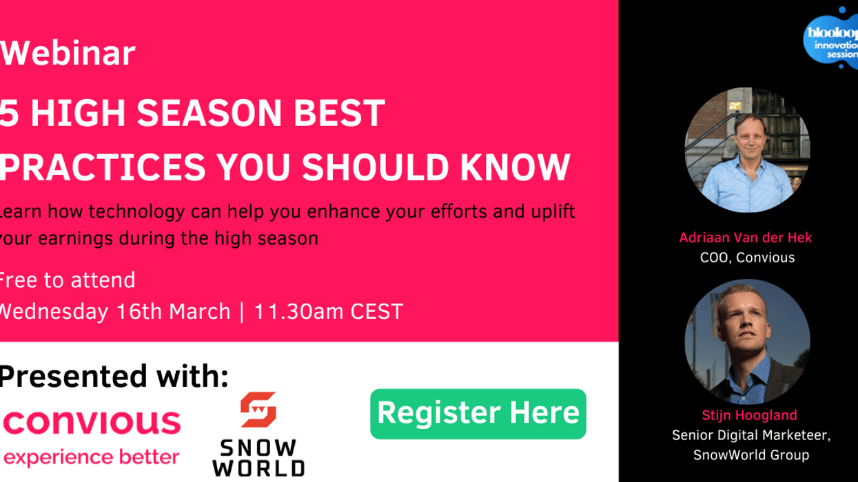 Convious webinar with SnowWorld