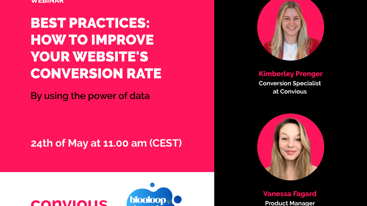 Convious website conversion webinar