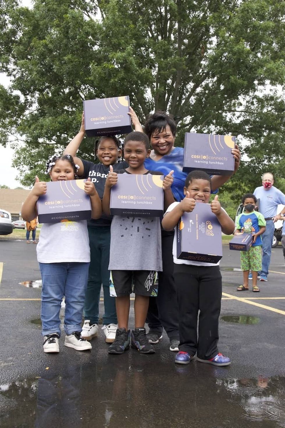 COSI Learning Lunchbox Pick Up Dr Frederic Bertley