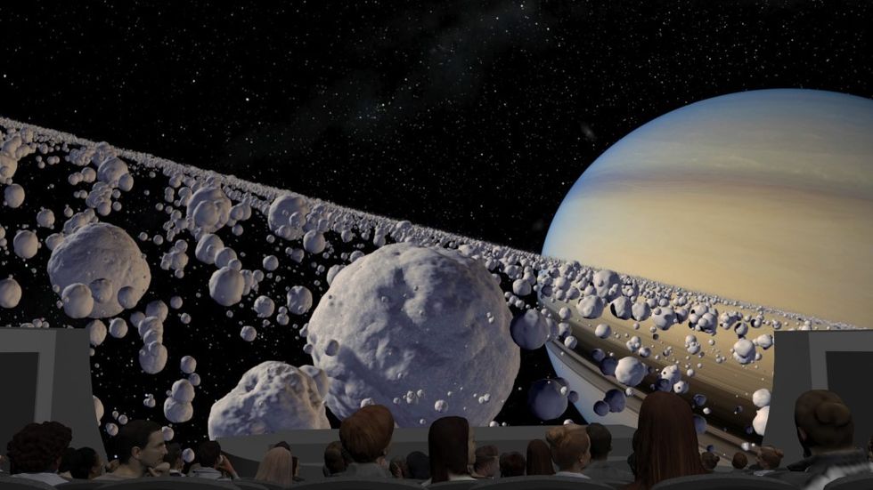 Cosm partners with Prague Planetarium interior