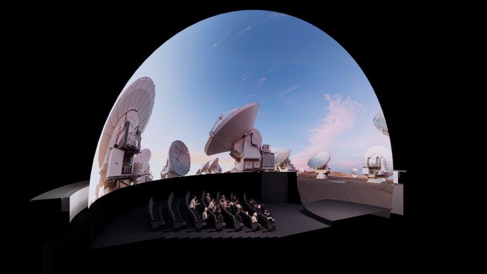 COSM science centre dome