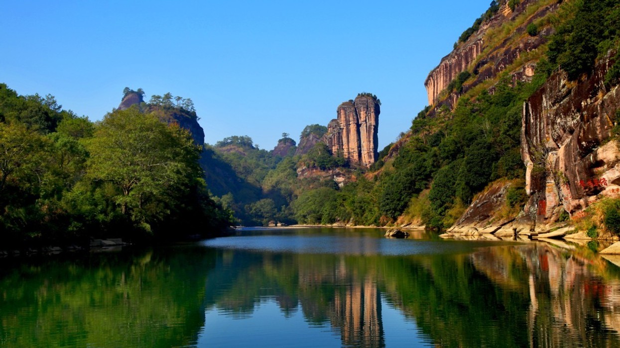 countryside in wuyishan china