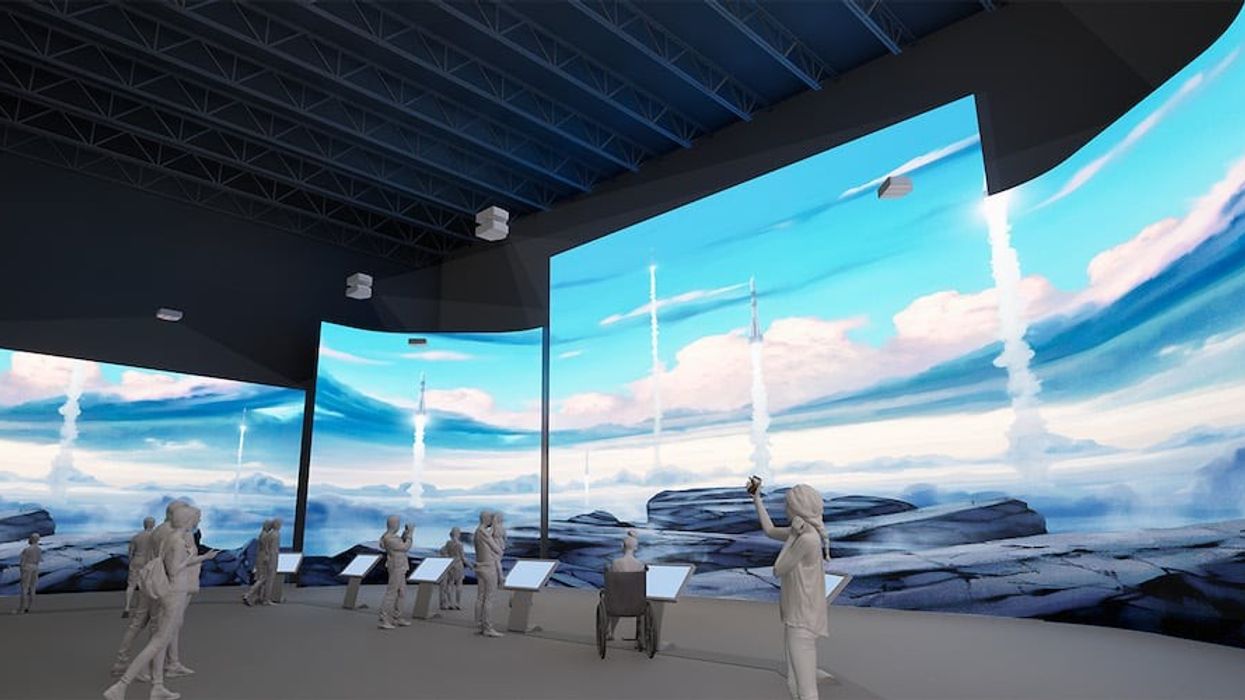 COX Science Center and Aquarium digital gallery concept art by roto