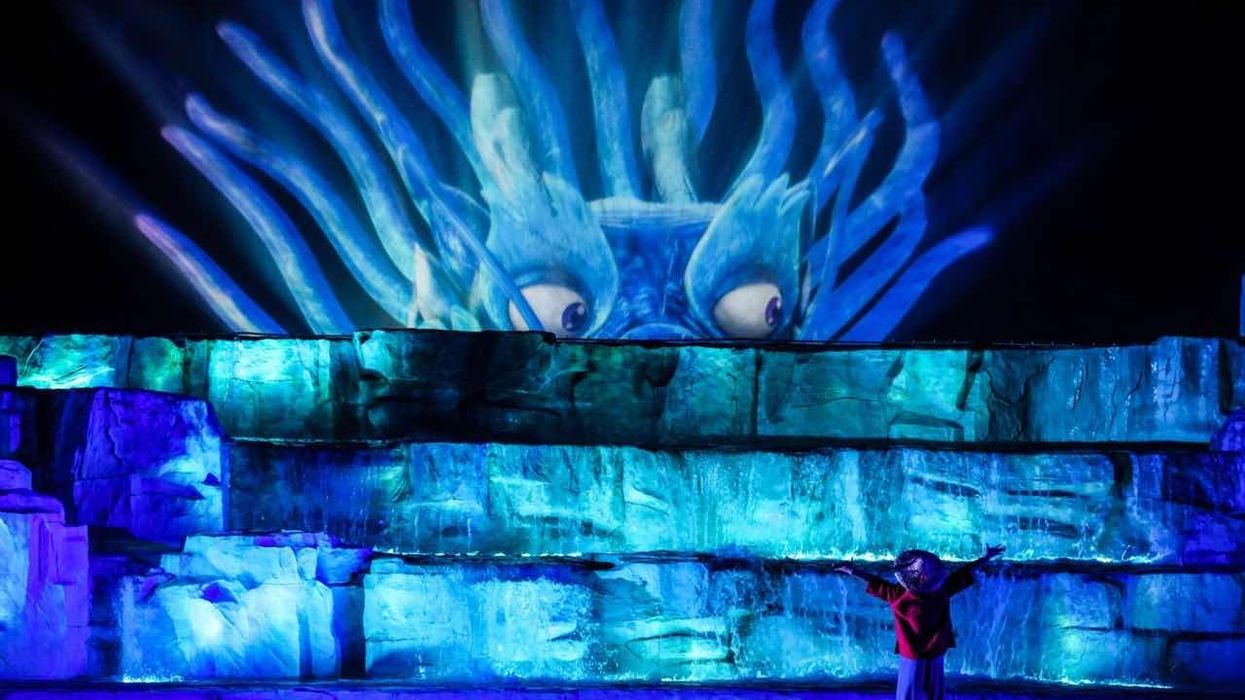 creating nighttime multimedia spectacular eca2 dragon wuyishan