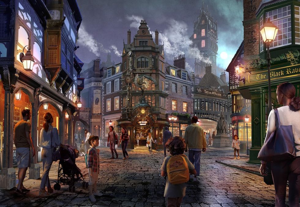 Creative Studio Berlin London Street at nondisclosed theme park project in Eastern Europe