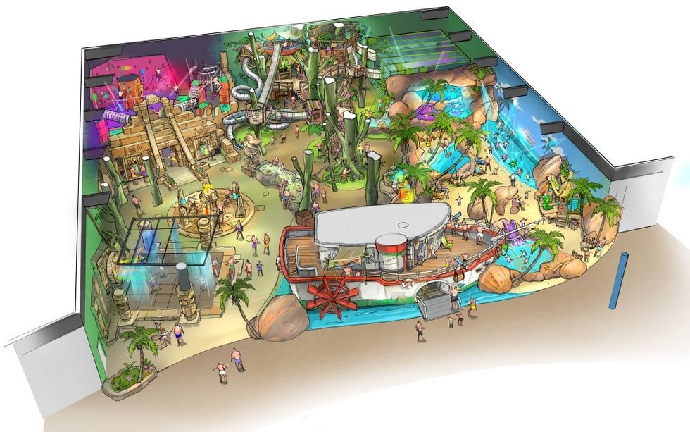 Creative Studio Berlin Suntago Water World expansion isometric visual