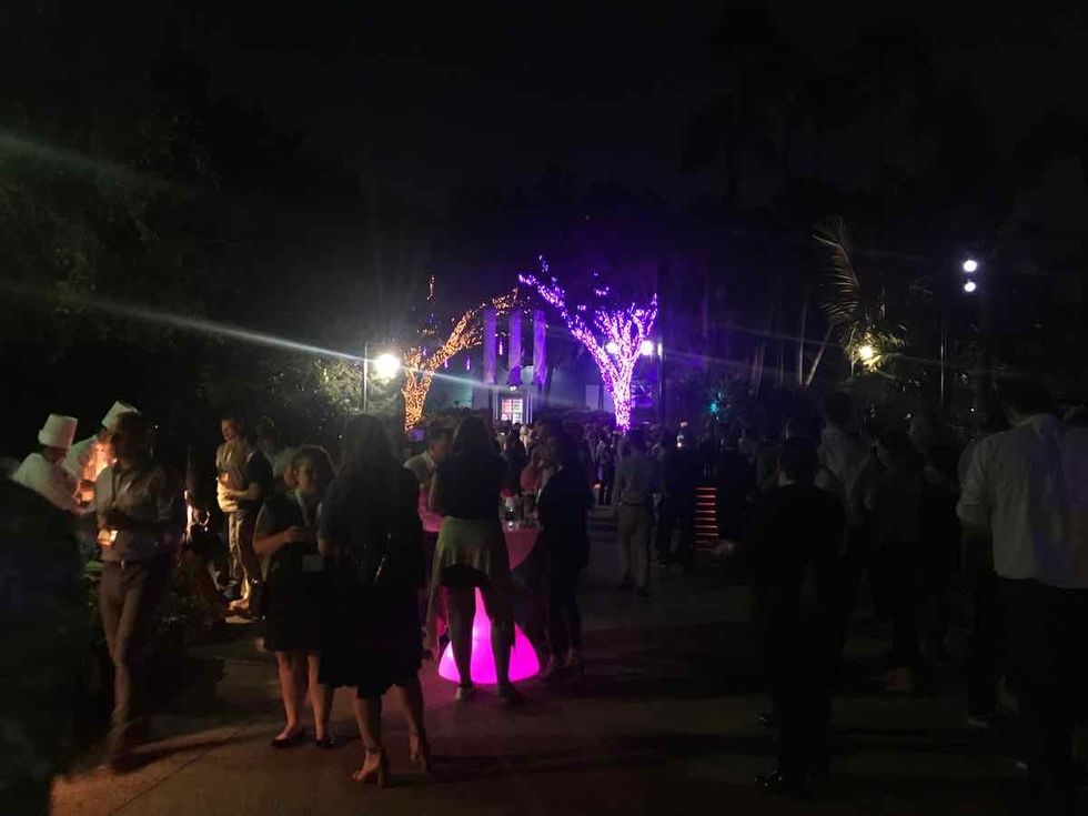 Crowd at SeaWorld party TEA SATE