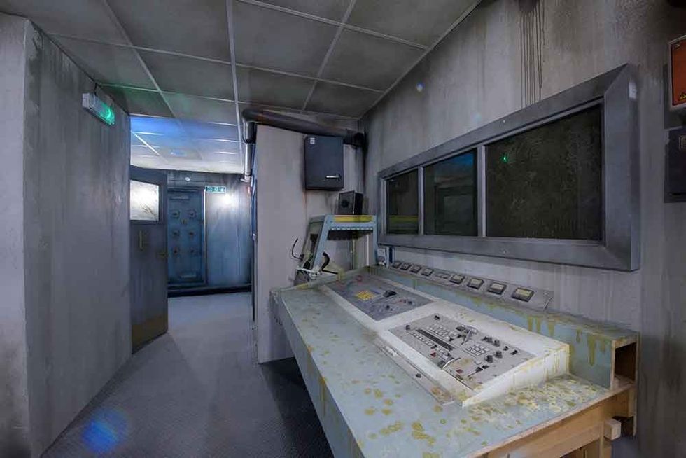 Crystal Maze control room