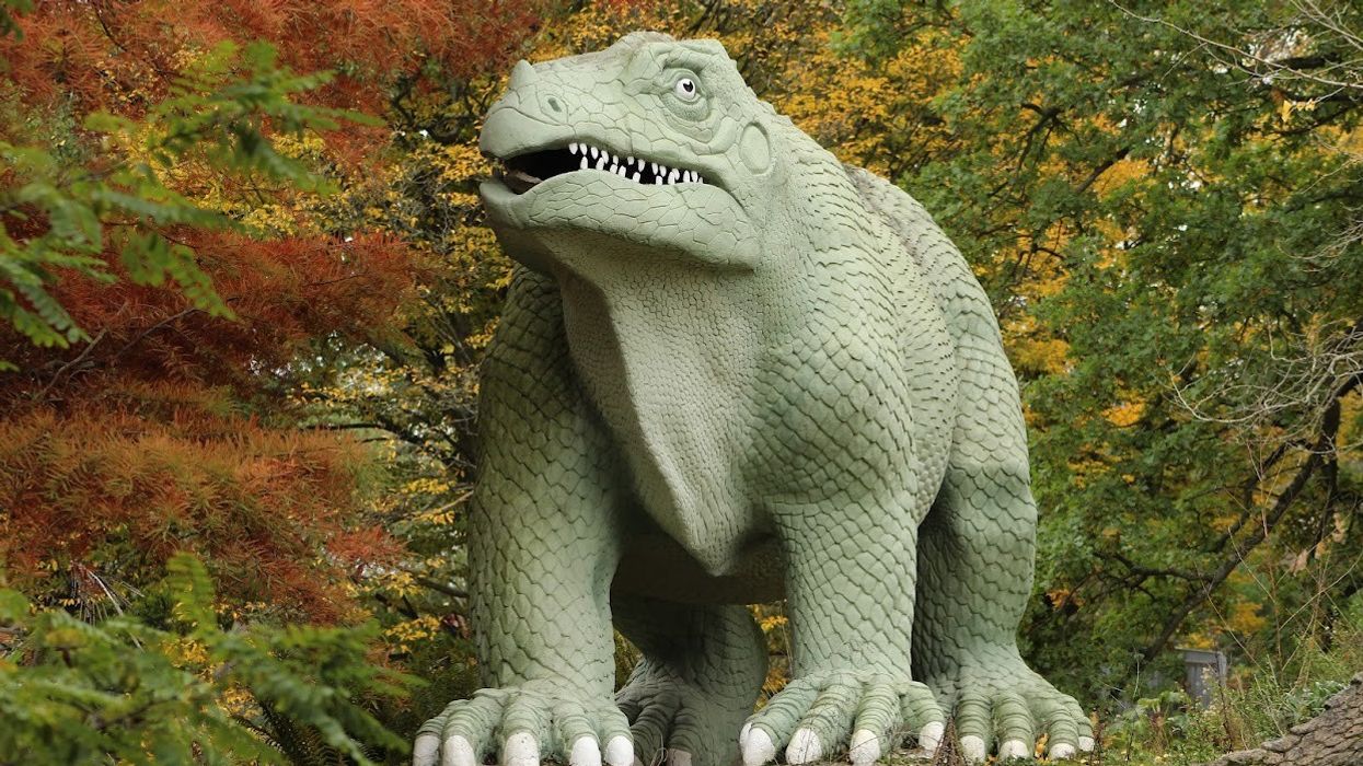 crystal palace park dinosaurs