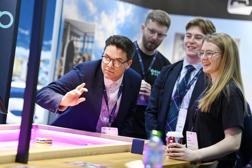 CSI Europe trade show floor