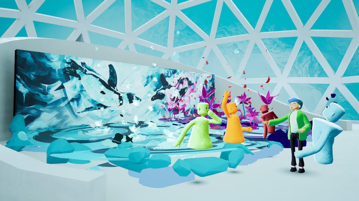 curators avatar blue colours