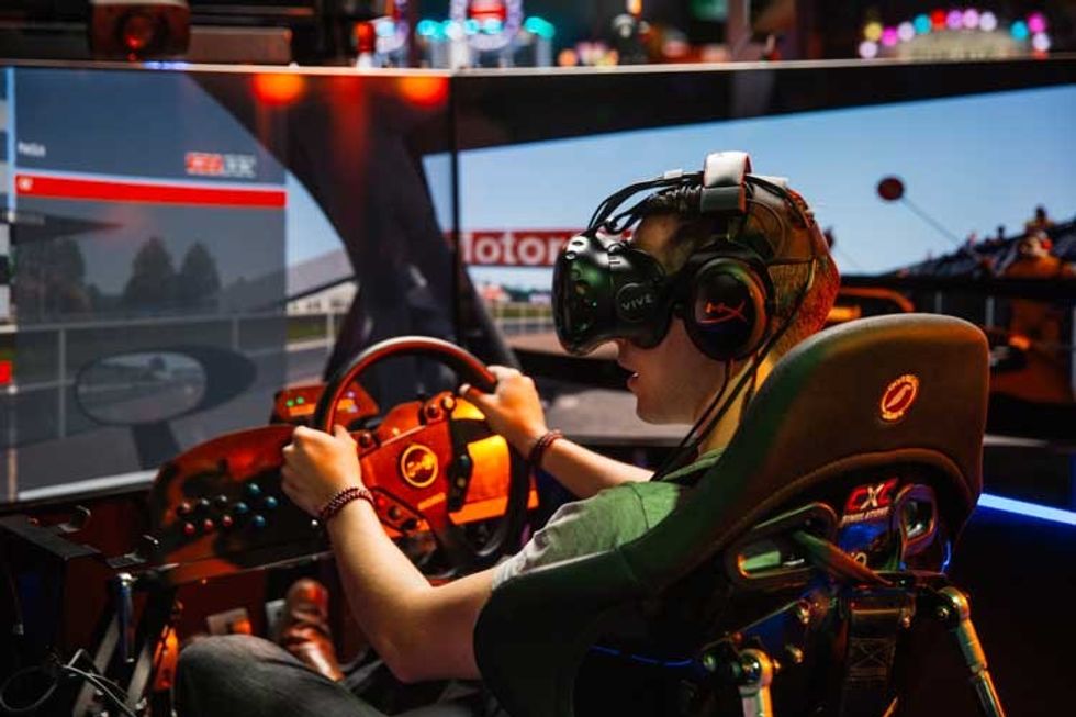 cxc vr simulators Andretti Karting