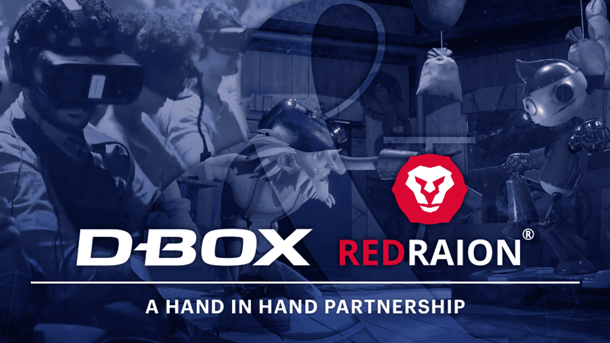 D-BOX and Red Raion partnership announcement poster
